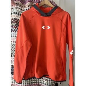 Oakley software Men's Center O Hoodie Orange 3M Size L Large